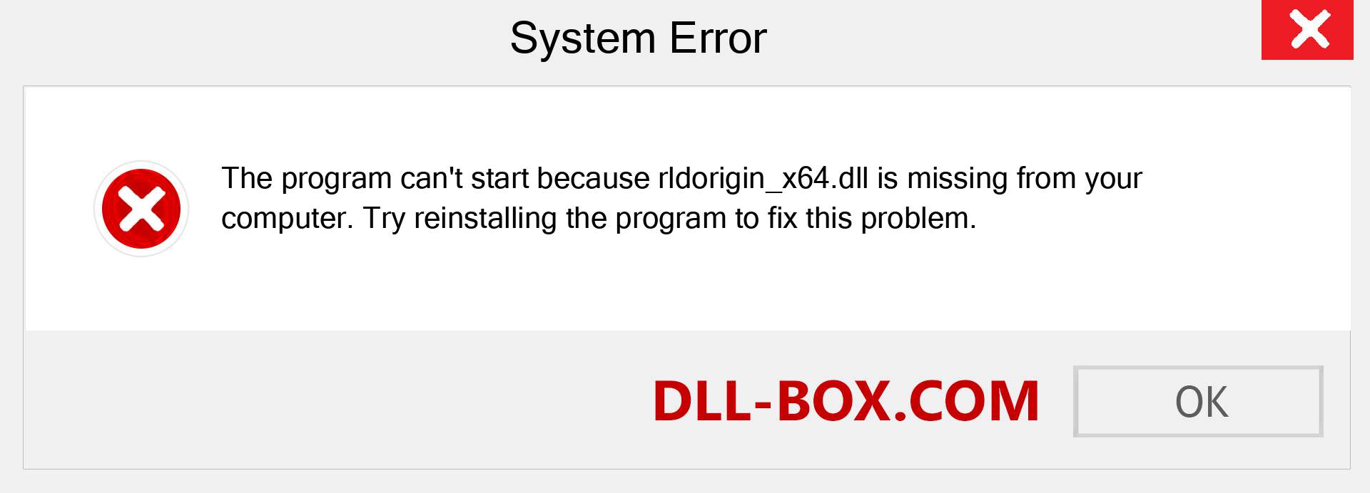  rldorigin_x64.dll file is missing?. Download for Windows 7, 8, 10 - Fix  rldorigin_x64 dll Missing Error on Windows, photos, images